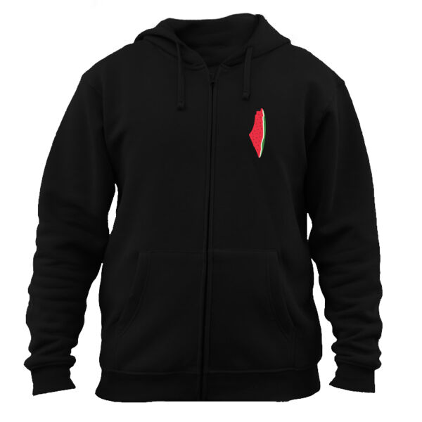 May Alomari Watermelon Zipper Hoodie Thumbnail